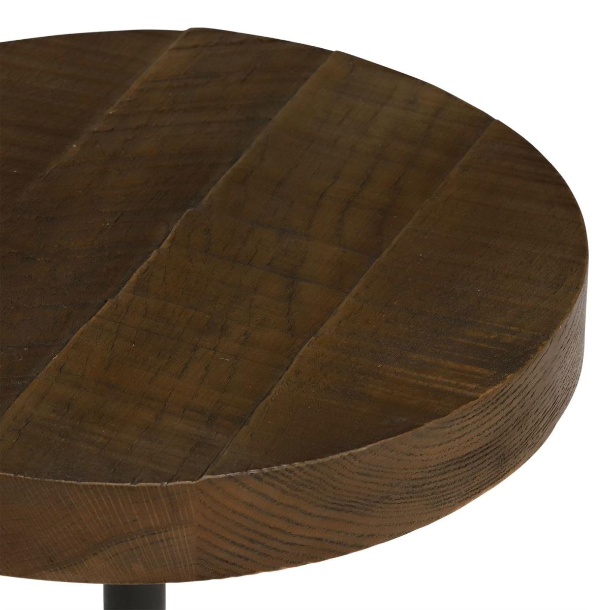 Keeler Benny Reclaimed Small Side Table, Brown Wood | Barker & Stonehouse – image 3