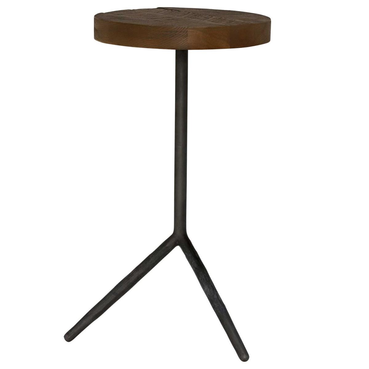 Keeler Benny Reclaimed Small Side Table, Brown Wood | Barker & Stonehouse – image 4
