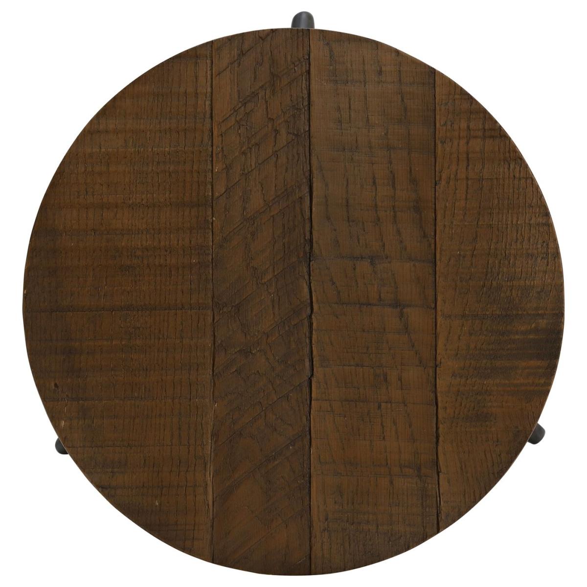 Keeler Benny Reclaimed Small Side Table, Brown Wood | Barker & Stonehouse – image 5