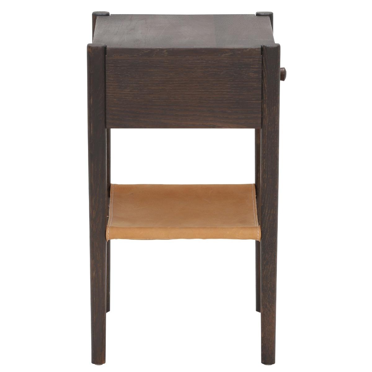 Suraya Bedside Table, Brown Oak Wood | Barker & Stonehouse – image 6