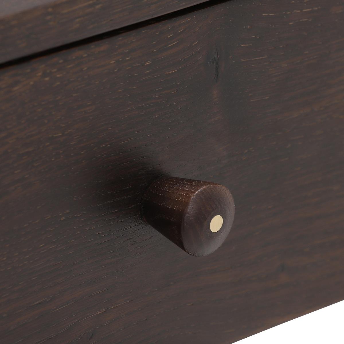 Suraya Bedside Table, Brown Oak Wood | Barker & Stonehouse – image 7