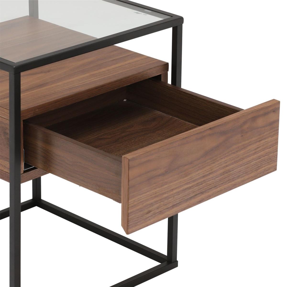 Vina End Table, Brown Wood | Barker & Stonehouse – image 4