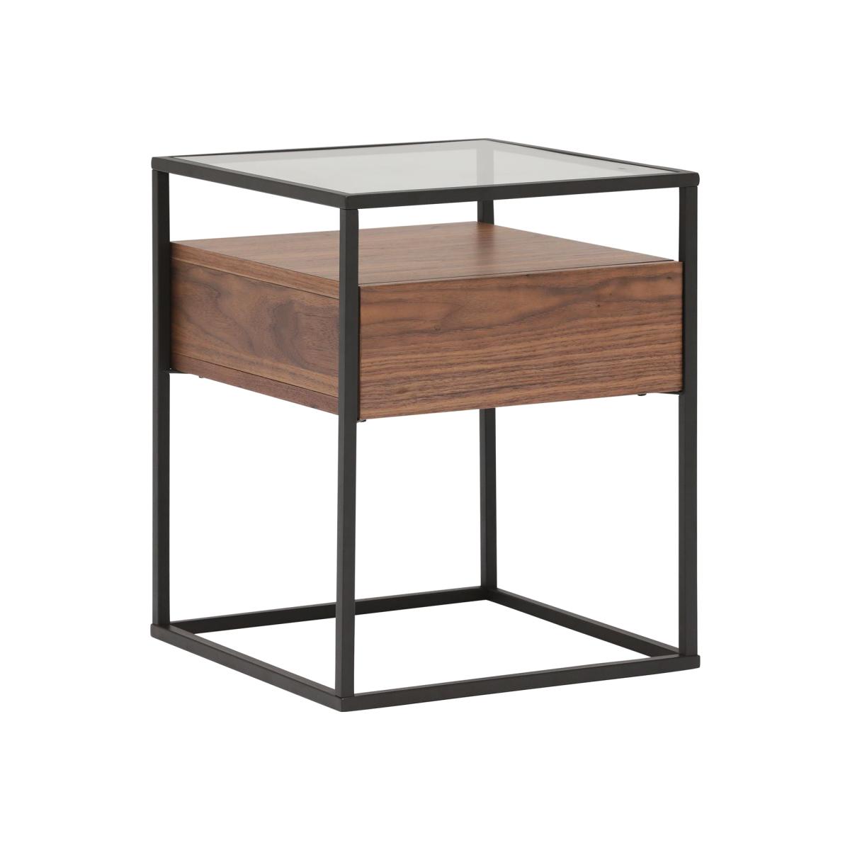 Vina End Table, Brown Wood | Barker & Stonehouse – image 1