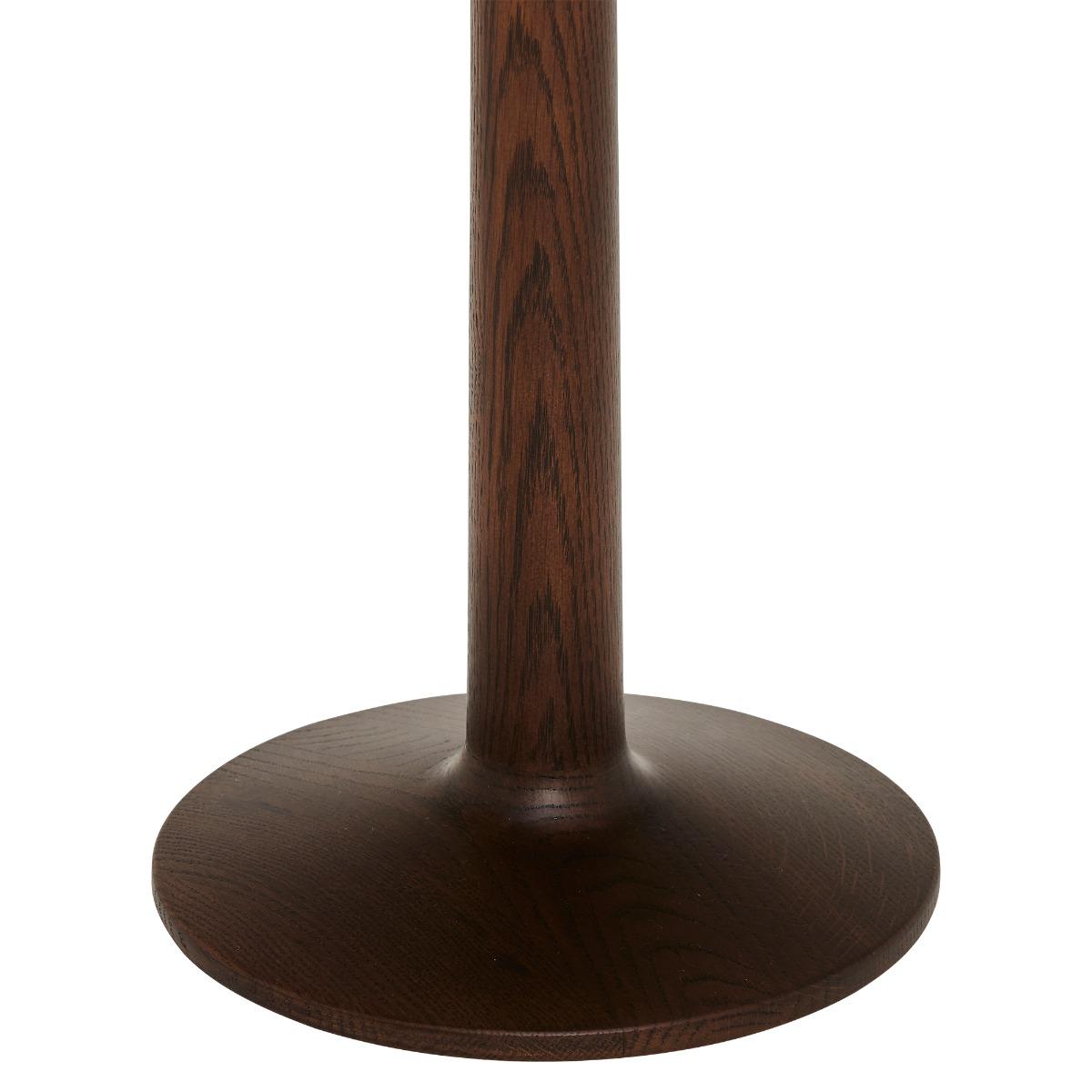 Ercol Siena High Side Table, Round, Brown | Barker & Stonehouse – image 3