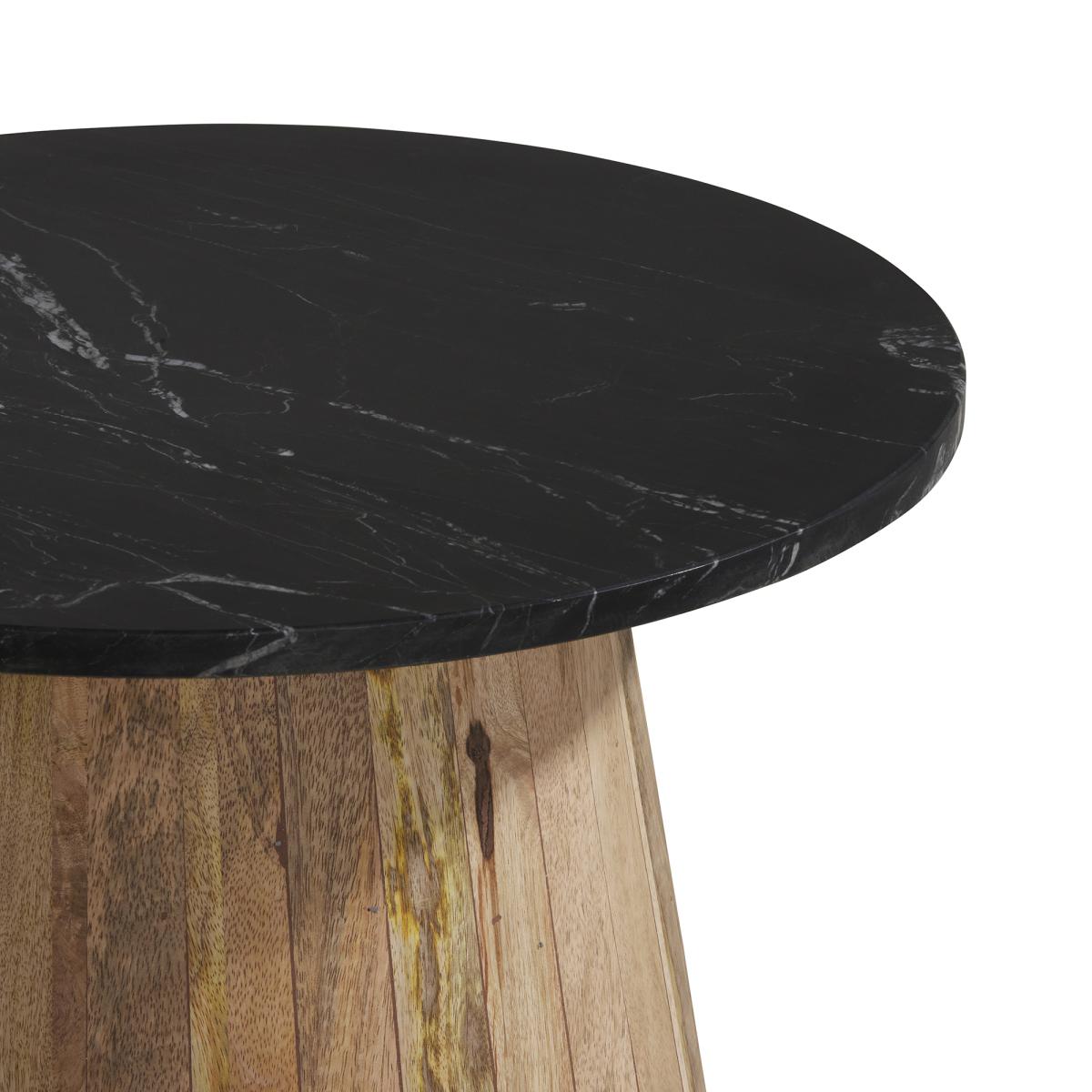 Kore Side Table 48cm, Round, Black | Barker & Stonehouse – image 3