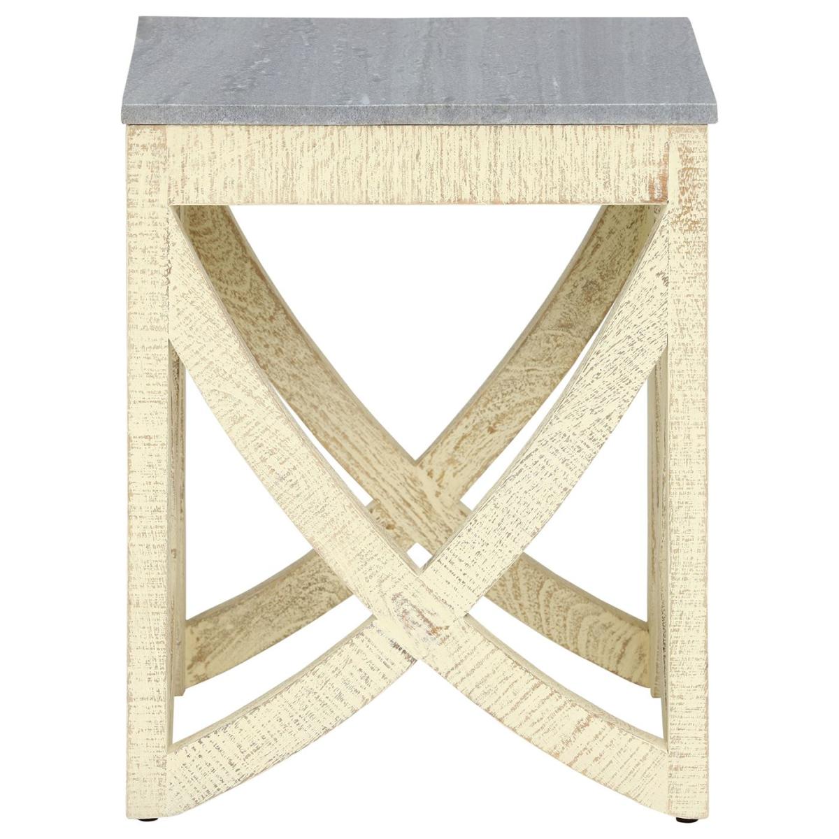 Clipper Whitewashed Side Table, Grey Wood | Barker & Stonehouse – image 4