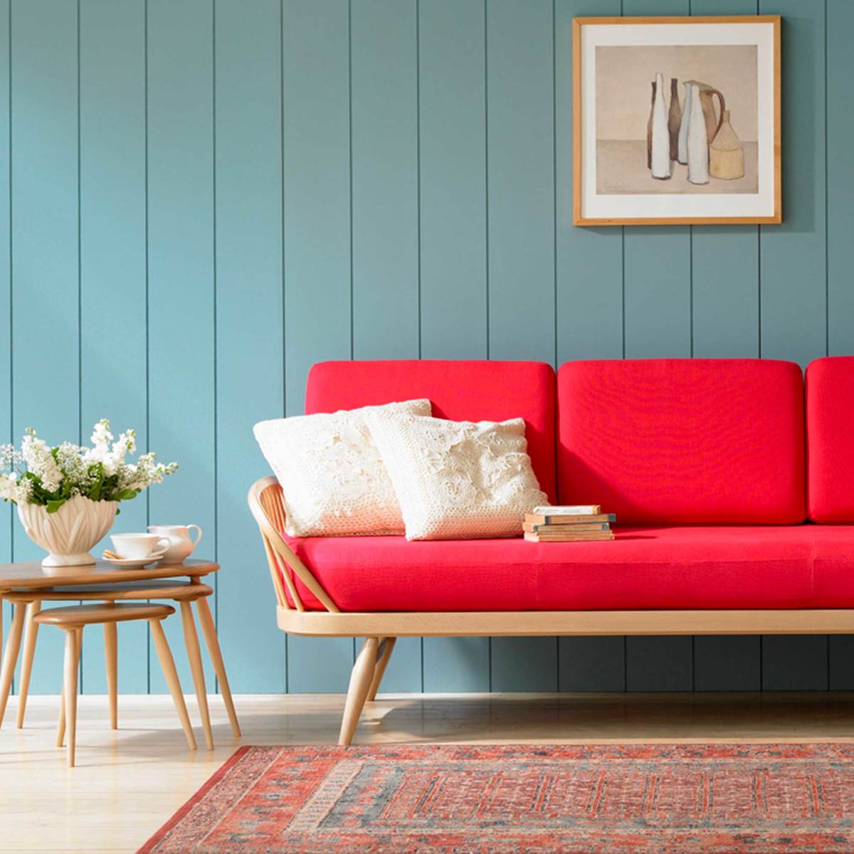 Ercol Originals Retro Nest of 3 Tables, Wood – image 3