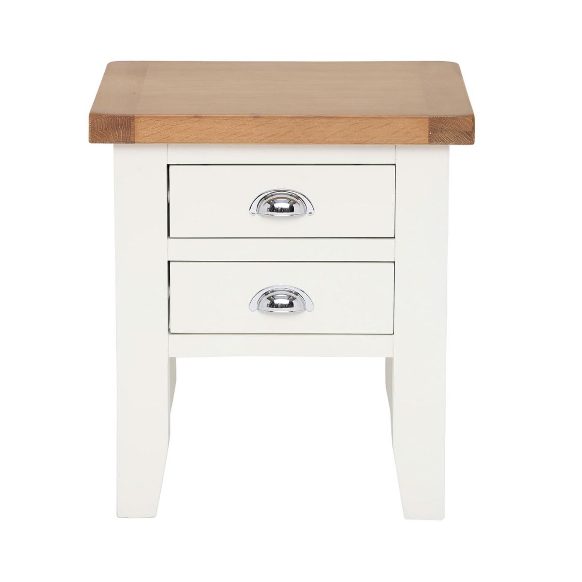 Althorp Lamp Table, White Oak Wood | Barker & Stonehouse – image 2