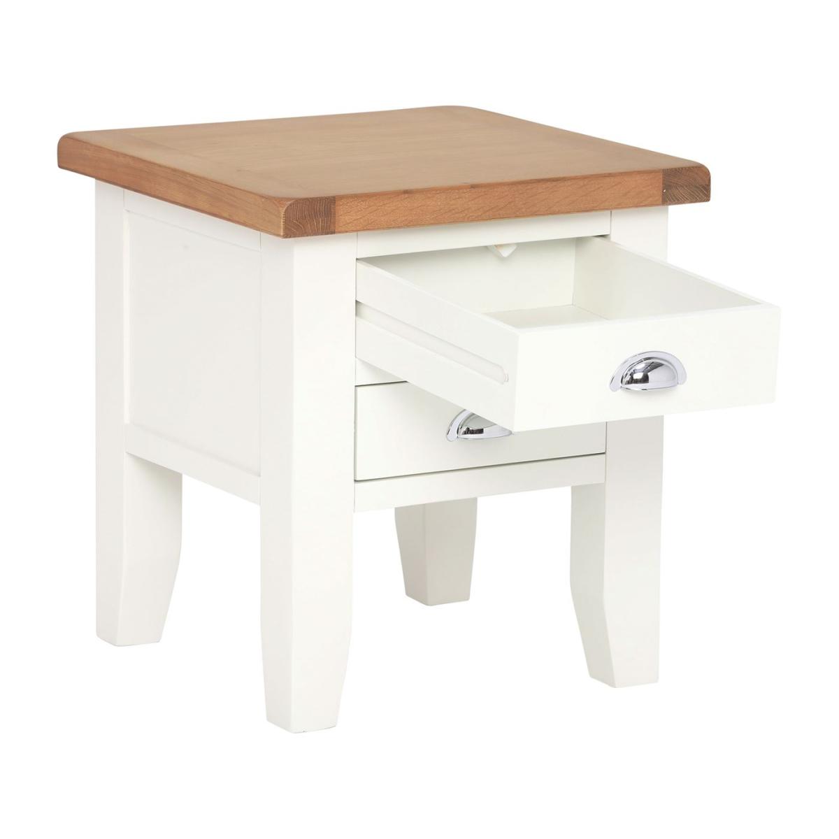 Althorp Lamp Table, White Oak Wood | Barker & Stonehouse – image 3