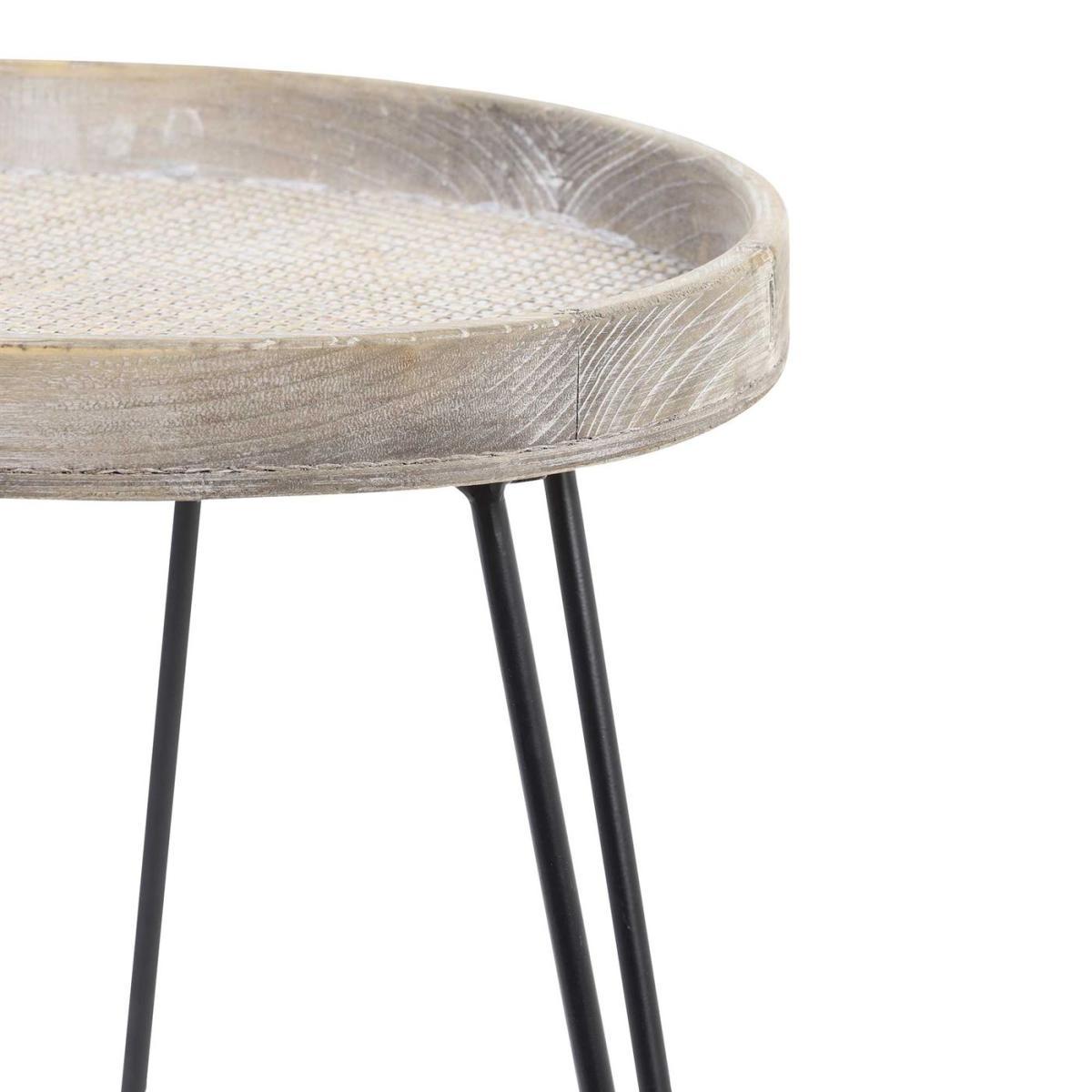 Natural Wood Side Table, Natural – image 3