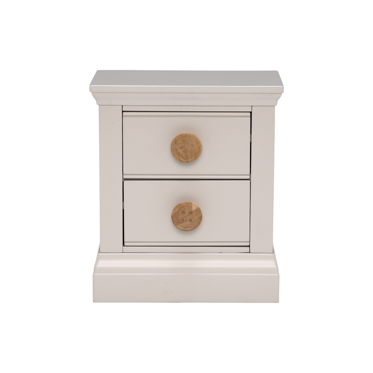 Buttons 2 Drawer Sidetable, Stone – image 2