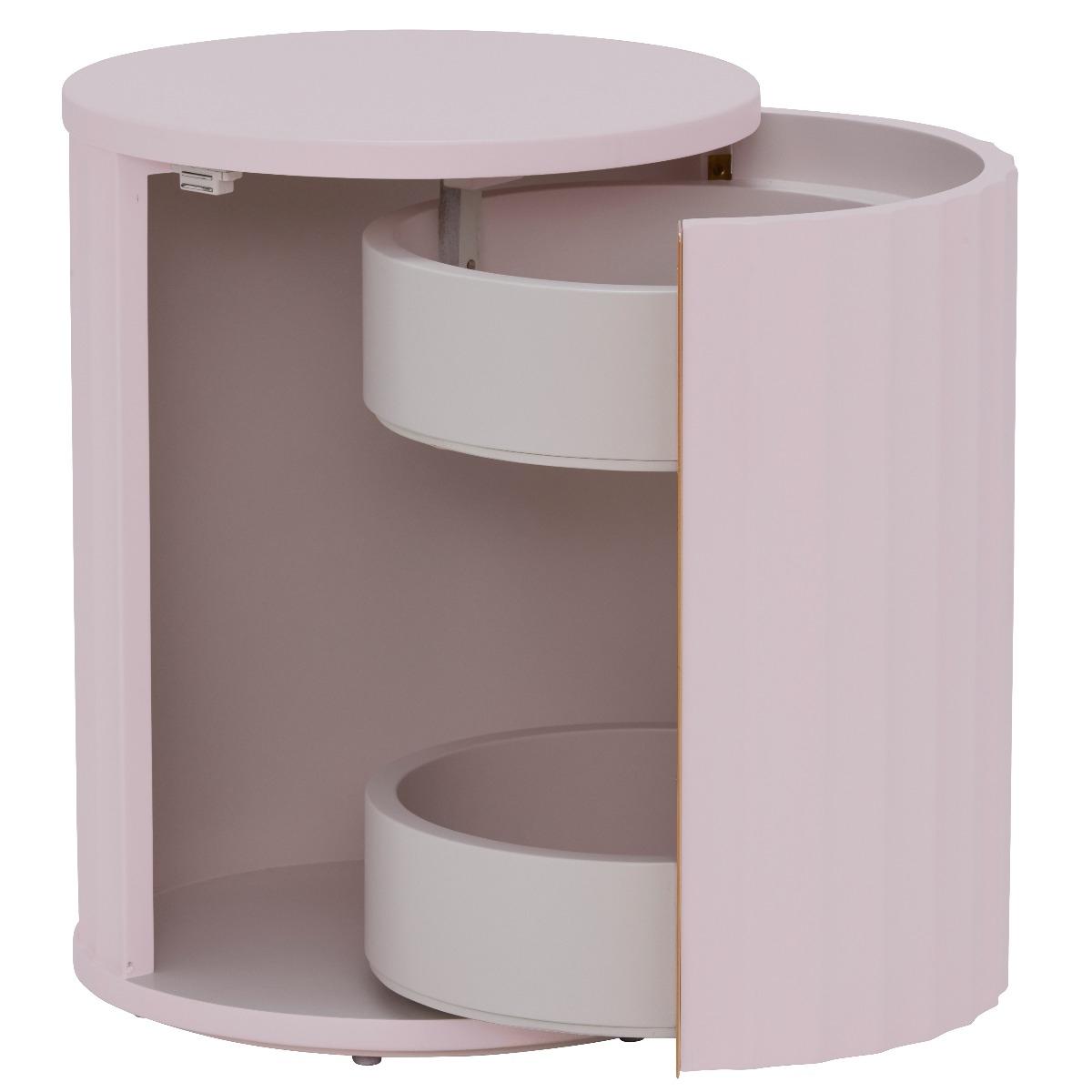 Olivia Right Hand Bedside Table Metal | Barker & Stonehouse – image 3