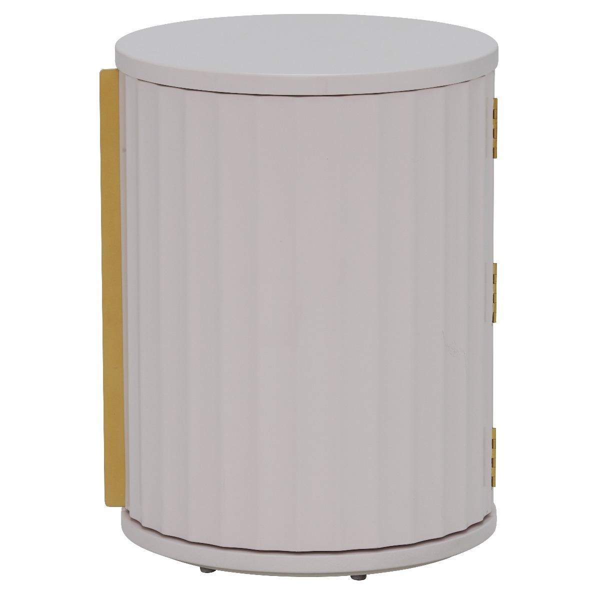 Olivia Right Hand Bedside Table Metal | Barker & Stonehouse – image 6