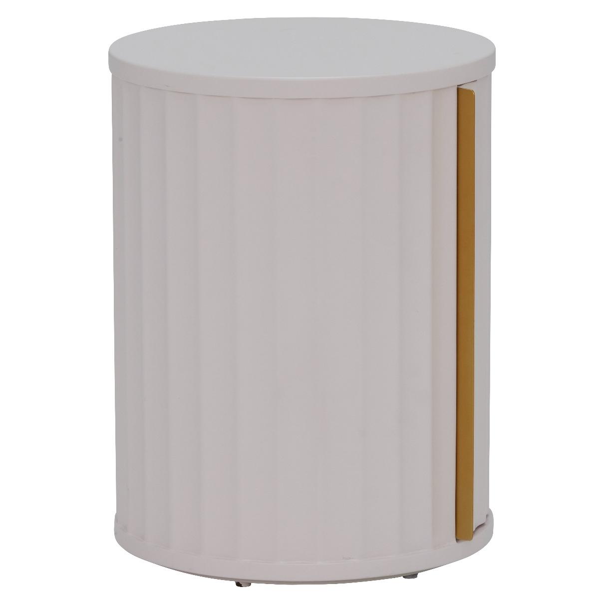 Olivia Right Hand Bedside Table Metal | Barker & Stonehouse – image 7