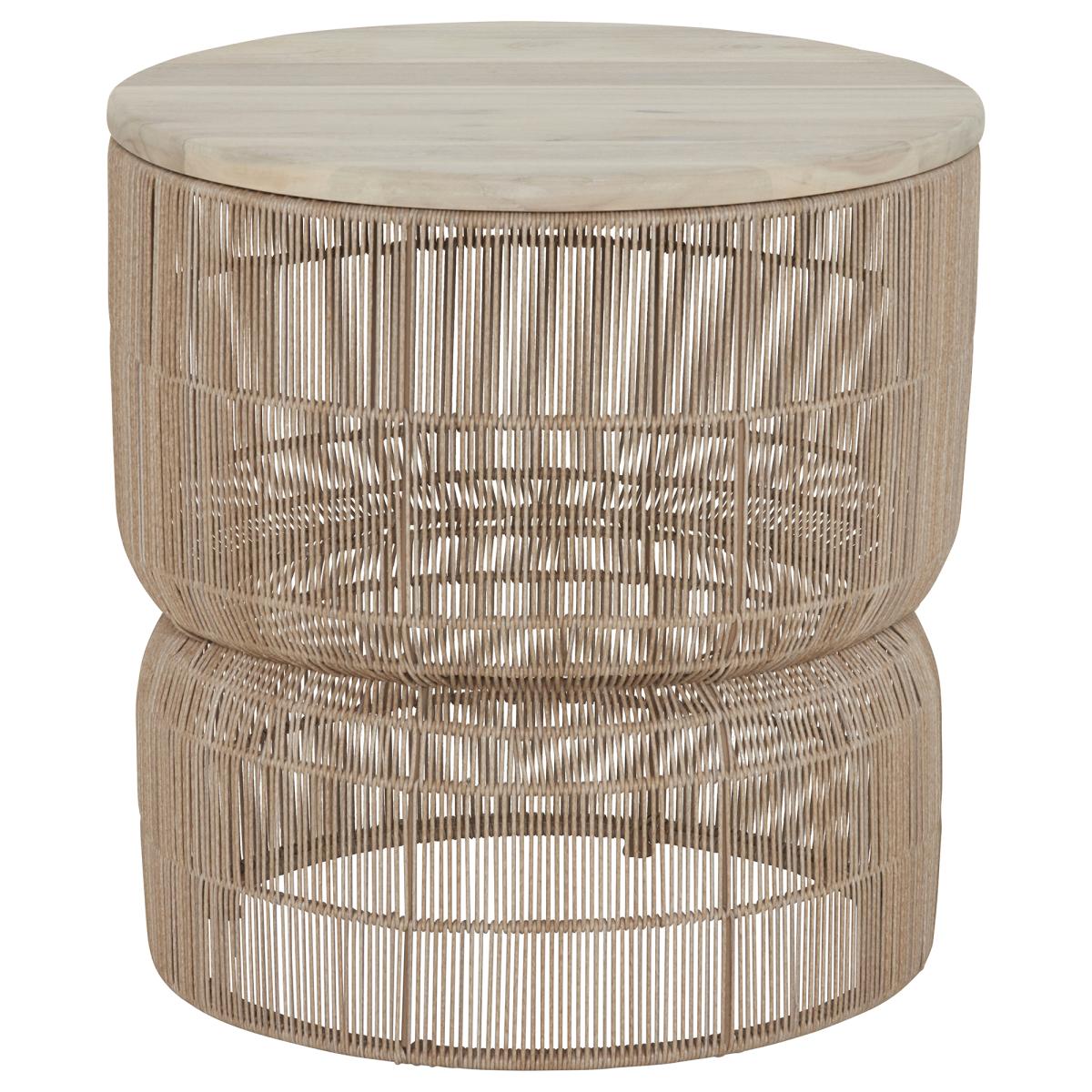 Gerbera Round Side Table 50cm, Neutral | Barker & Stonehouse – image 2