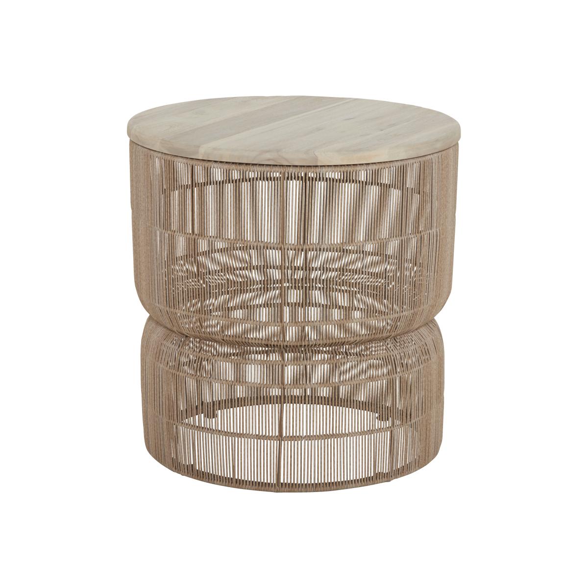 Gerbera Round Side Table 50cm, Neutral | Barker & Stonehouse – image 1