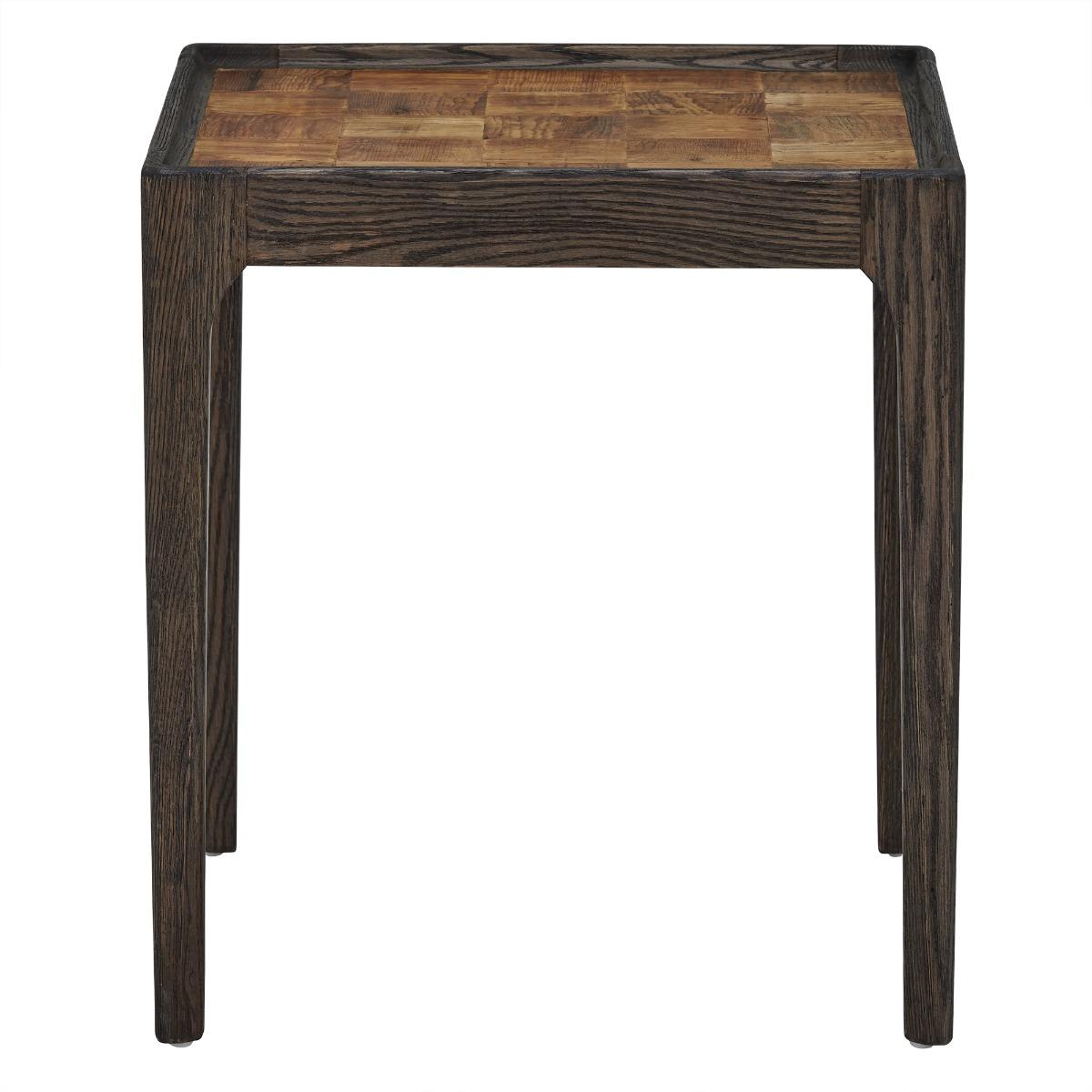 Jude Side Table With Inlay, Brown | Barker & Stonehouse – image 2
