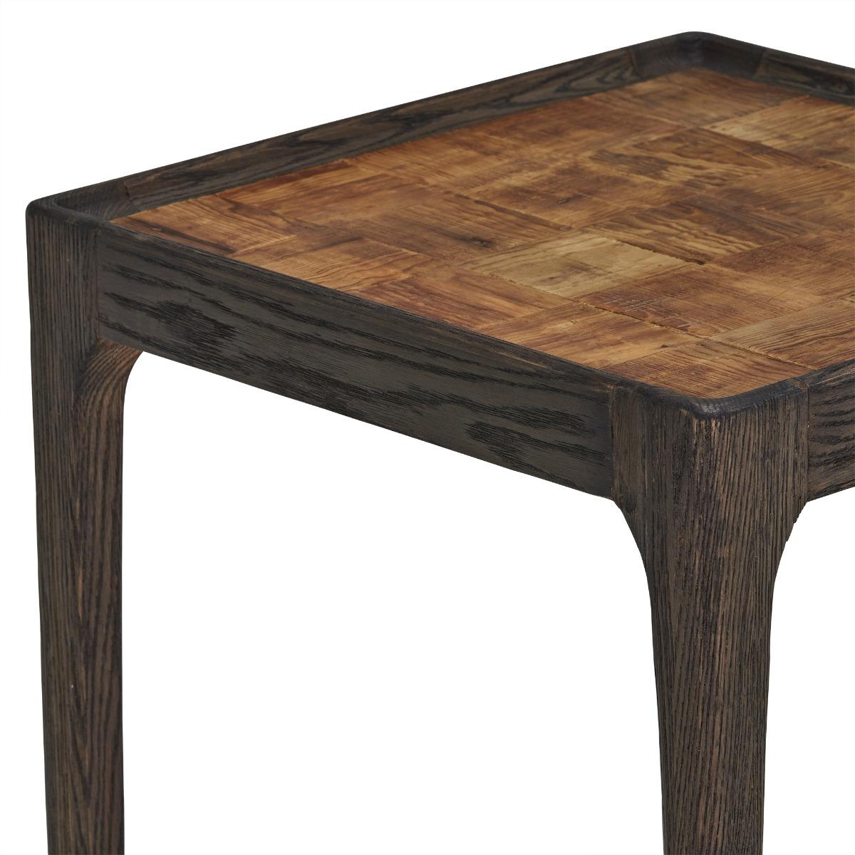 Jude Side Table With Inlay, Brown | Barker & Stonehouse – image 4