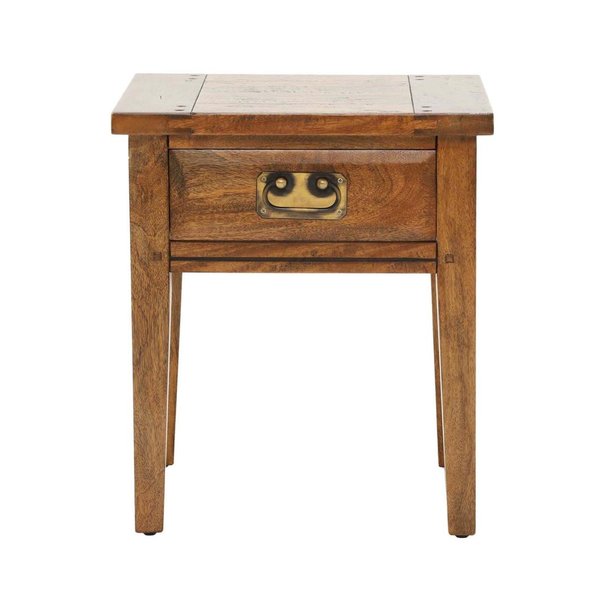 New Frontier Mango Wood Lamp Table, Brown | Barker & Stonehouse – image 3