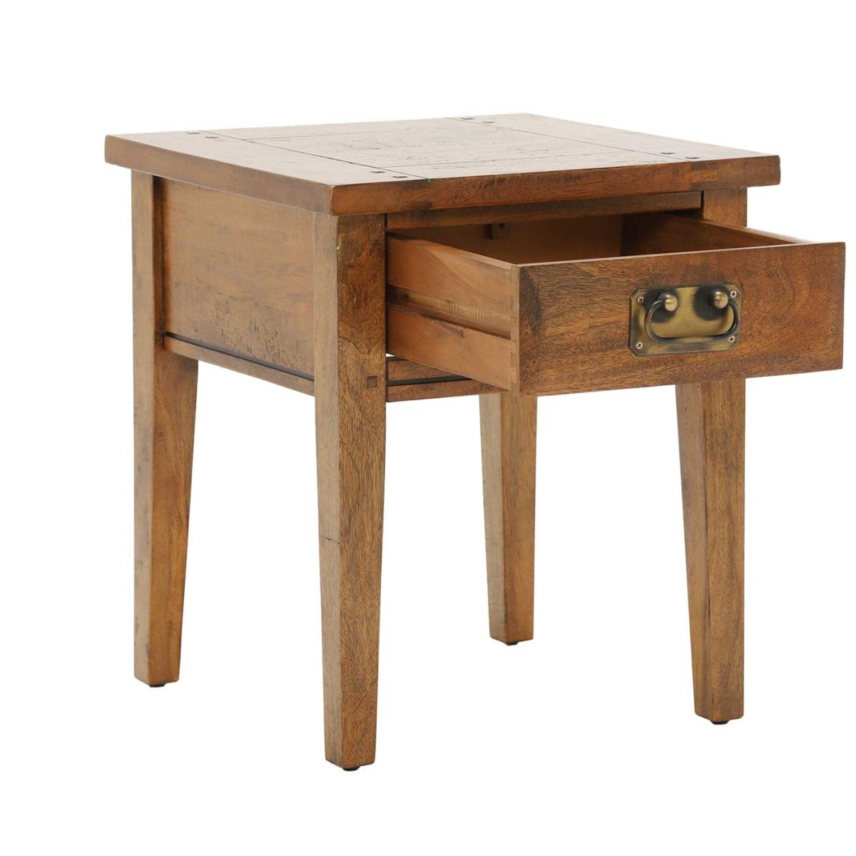 New Frontier Mango Wood Lamp Table, Brown | Barker & Stonehouse – image 4