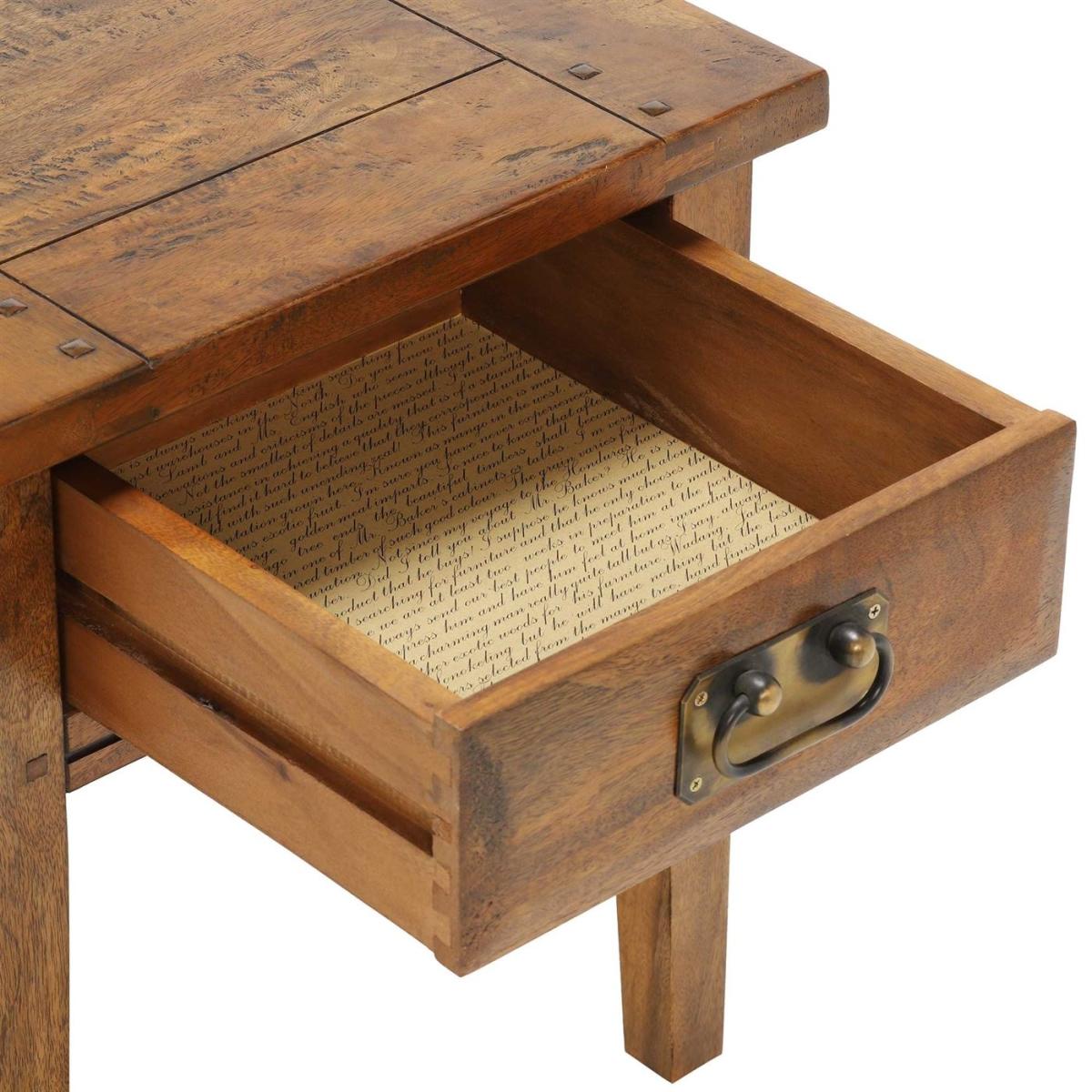 New Frontier Mango Wood Lamp Table, Brown | Barker & Stonehouse – image 5