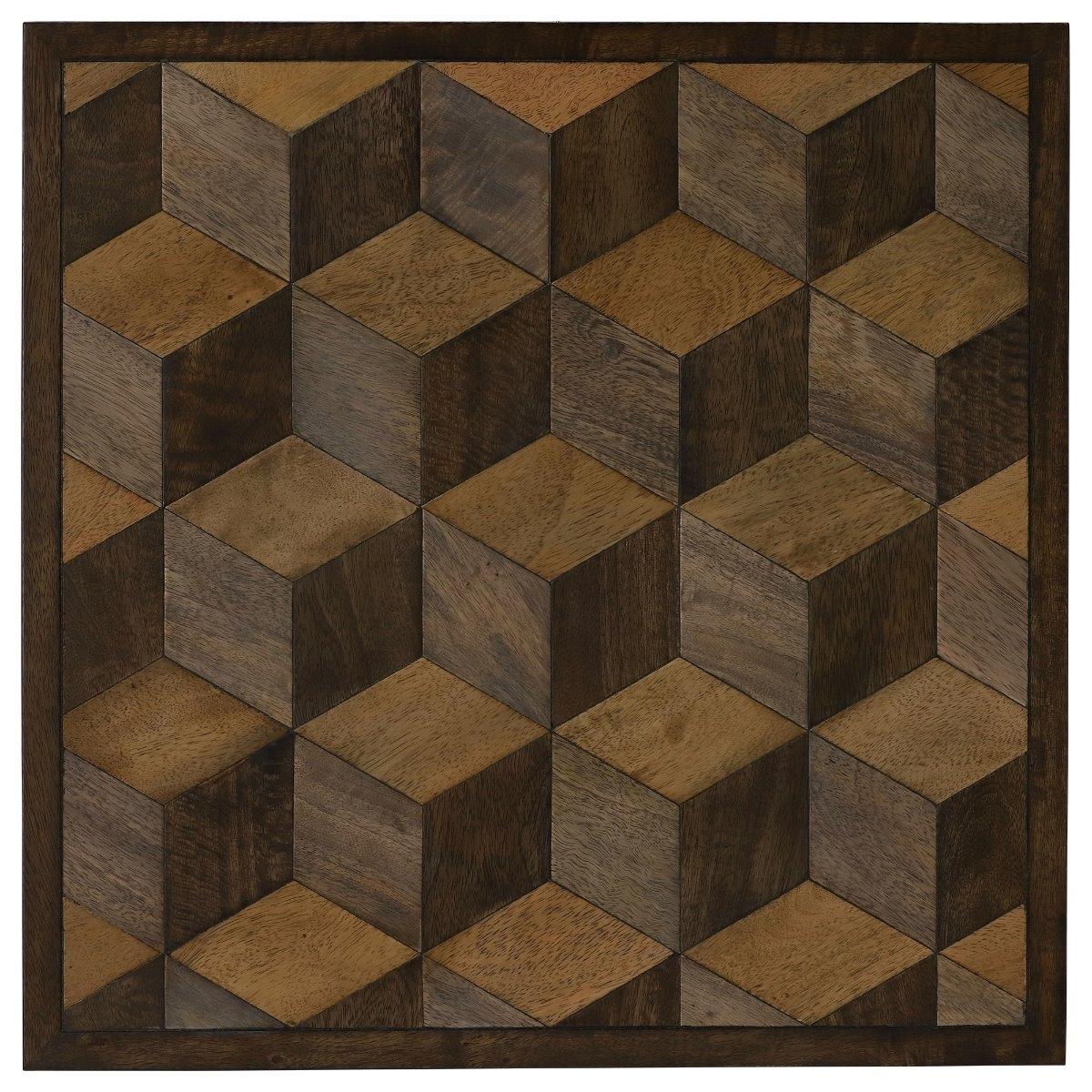 Facet Lamp Table, Brown Mango Wood | Barker & Stonehouse – image 6