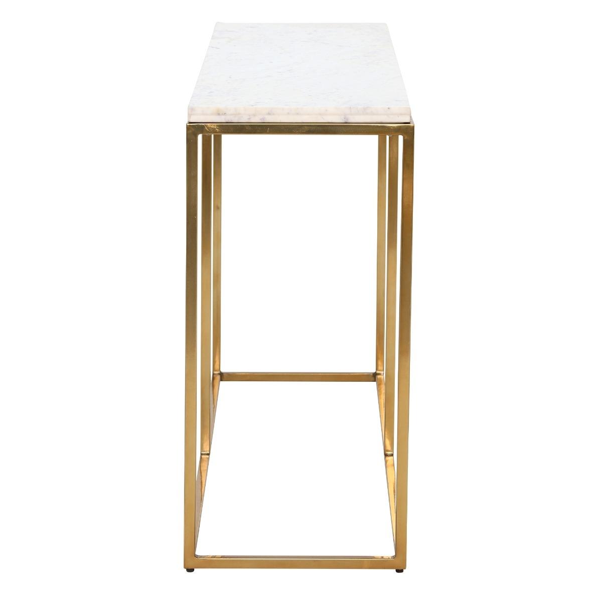 Nola Large Console Table, White Marble | Barker & Stonehouse – image 5