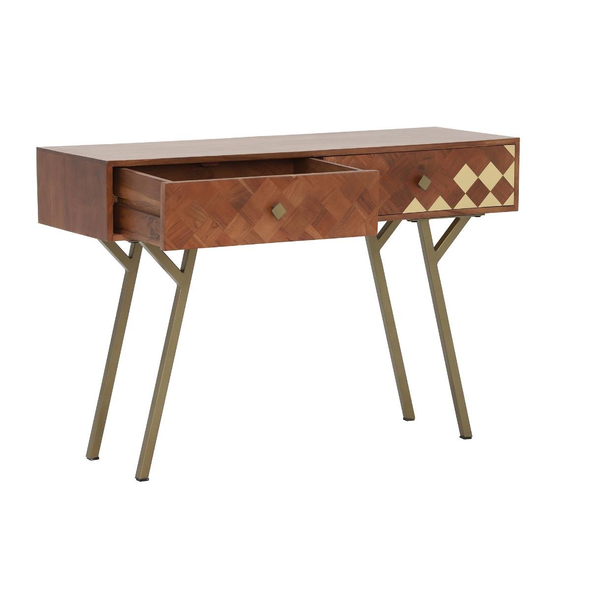 Bibi Console Table, Brown Wood | Barker & Stonehouse – image 3