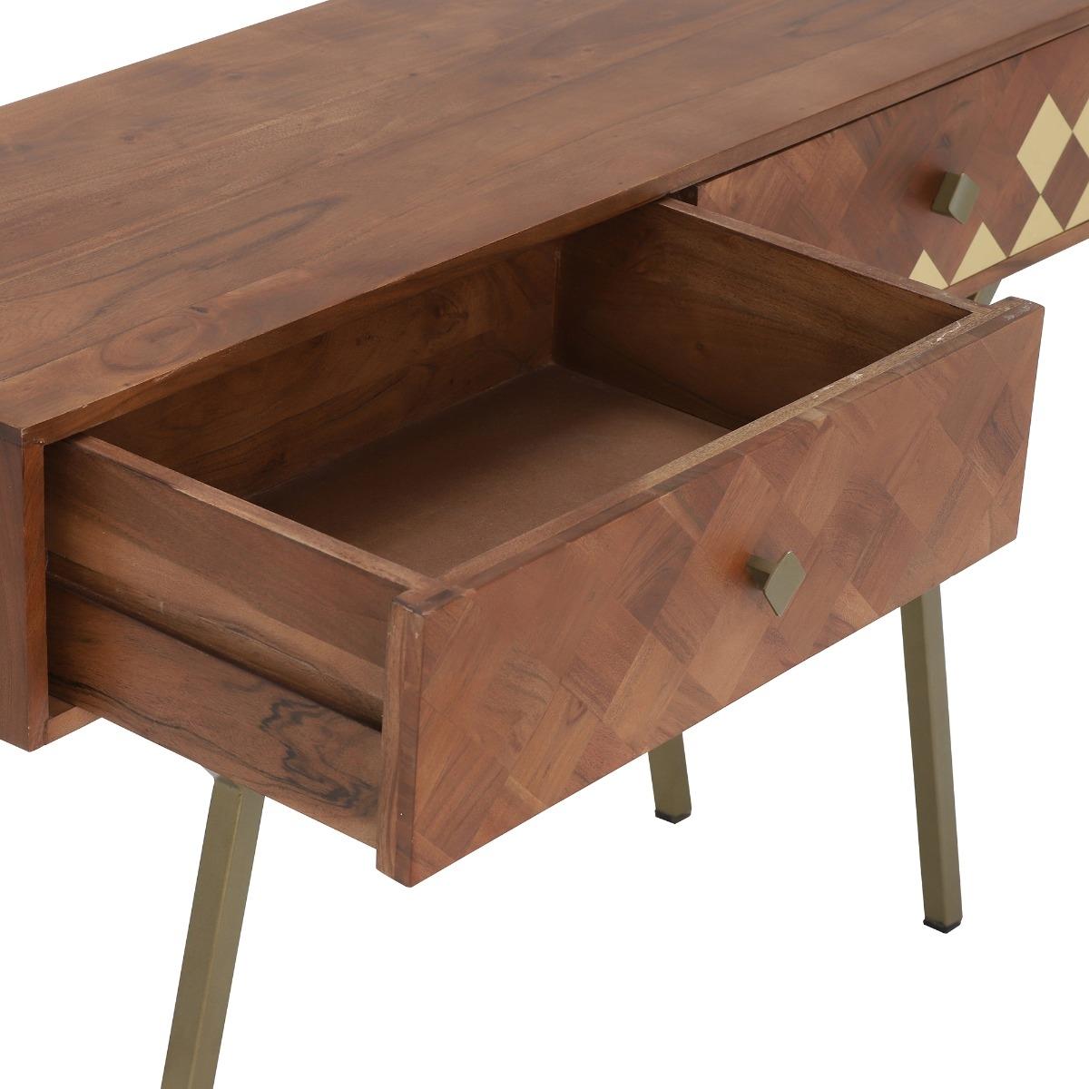Bibi Console Table, Brown Wood | Barker & Stonehouse – image 4