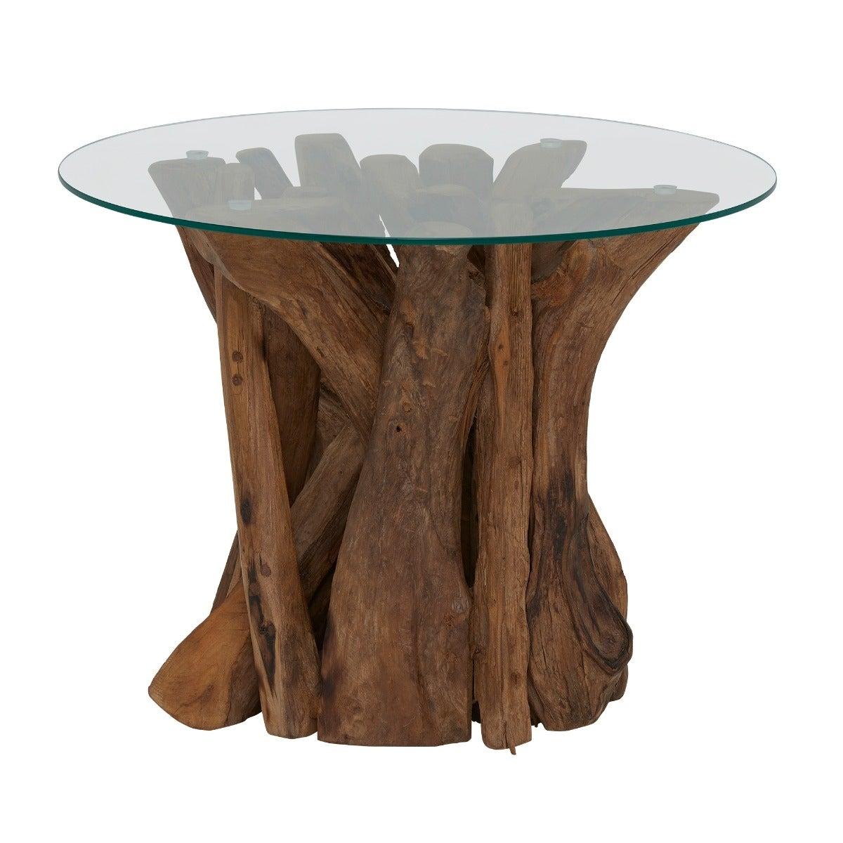 Whinfell Round Lamp Table, Neutral Wood | Barker & Stonehouse – image 2