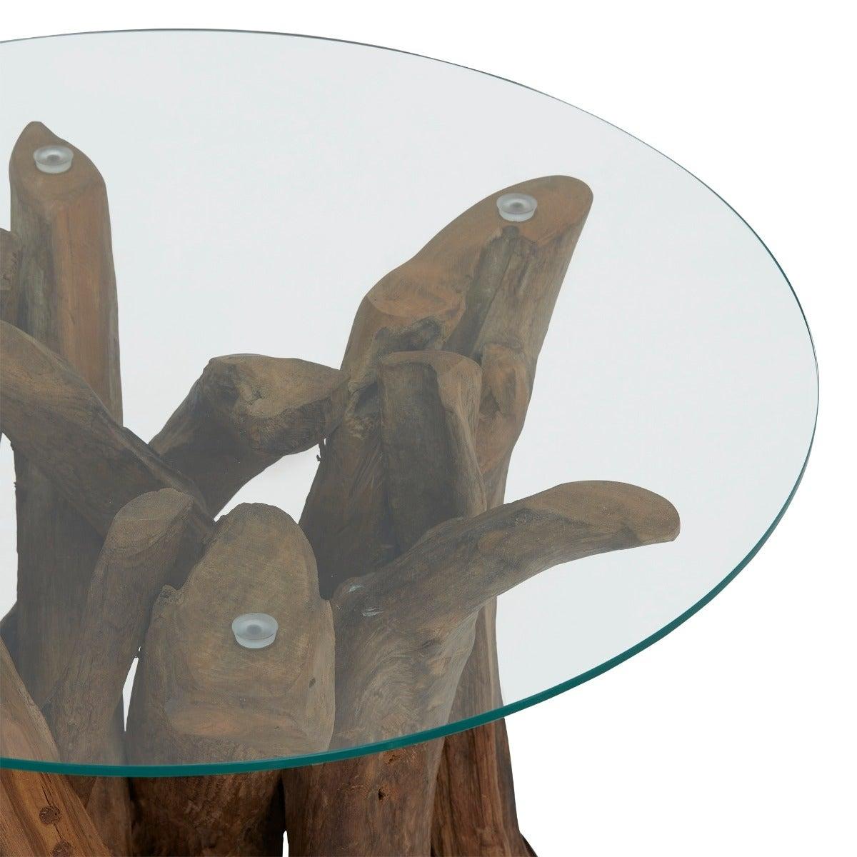 Whinfell Round Lamp Table, Neutral Wood | Barker & Stonehouse – image 3