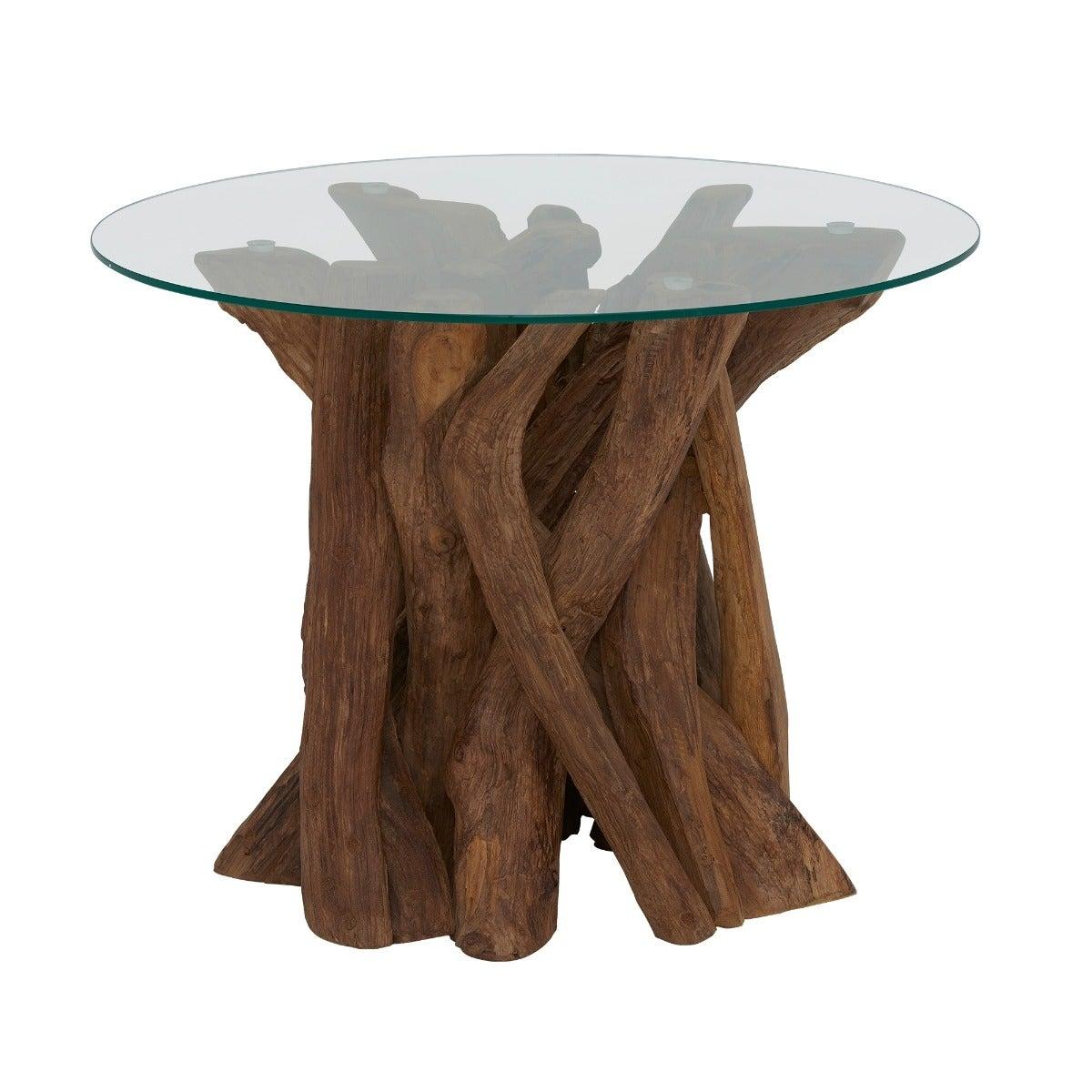 Whinfell Round Lamp Table, Neutral Wood | Barker & Stonehouse – image 5
