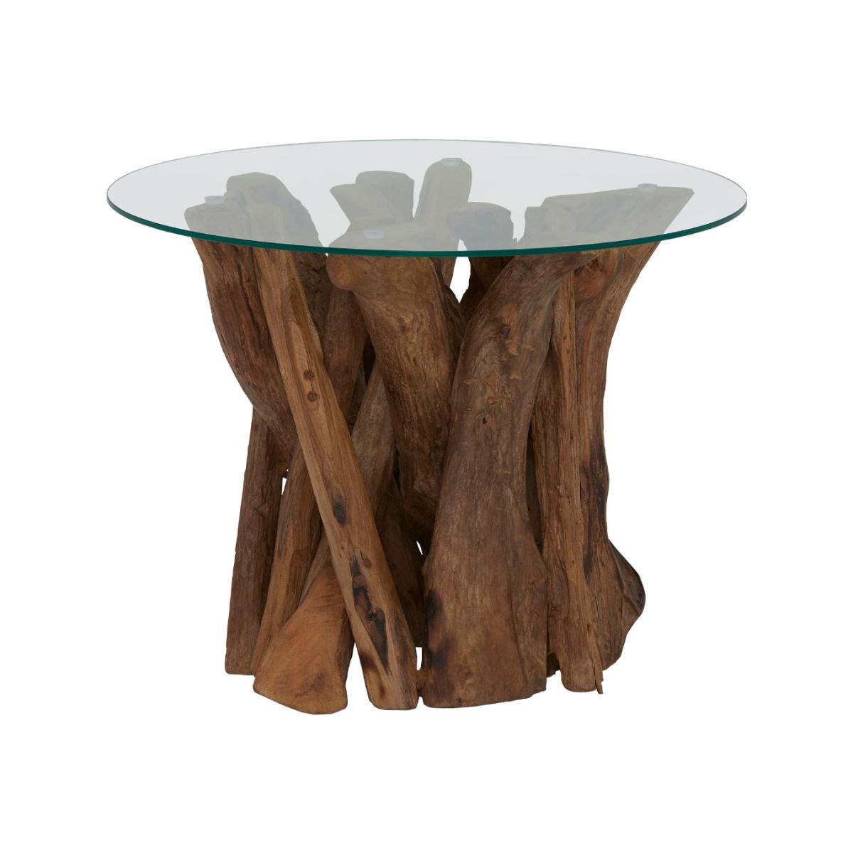 Whinfell Round Lamp Table, Neutral Wood | Barker & Stonehouse – image 1