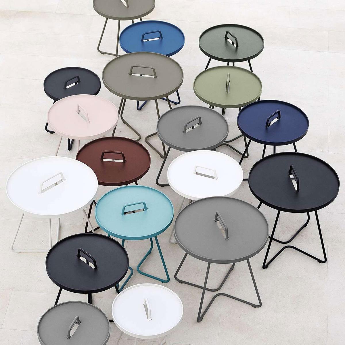 Cane Line On The Move Small Side Table, Round | Barker & Stonehouse – image 2
