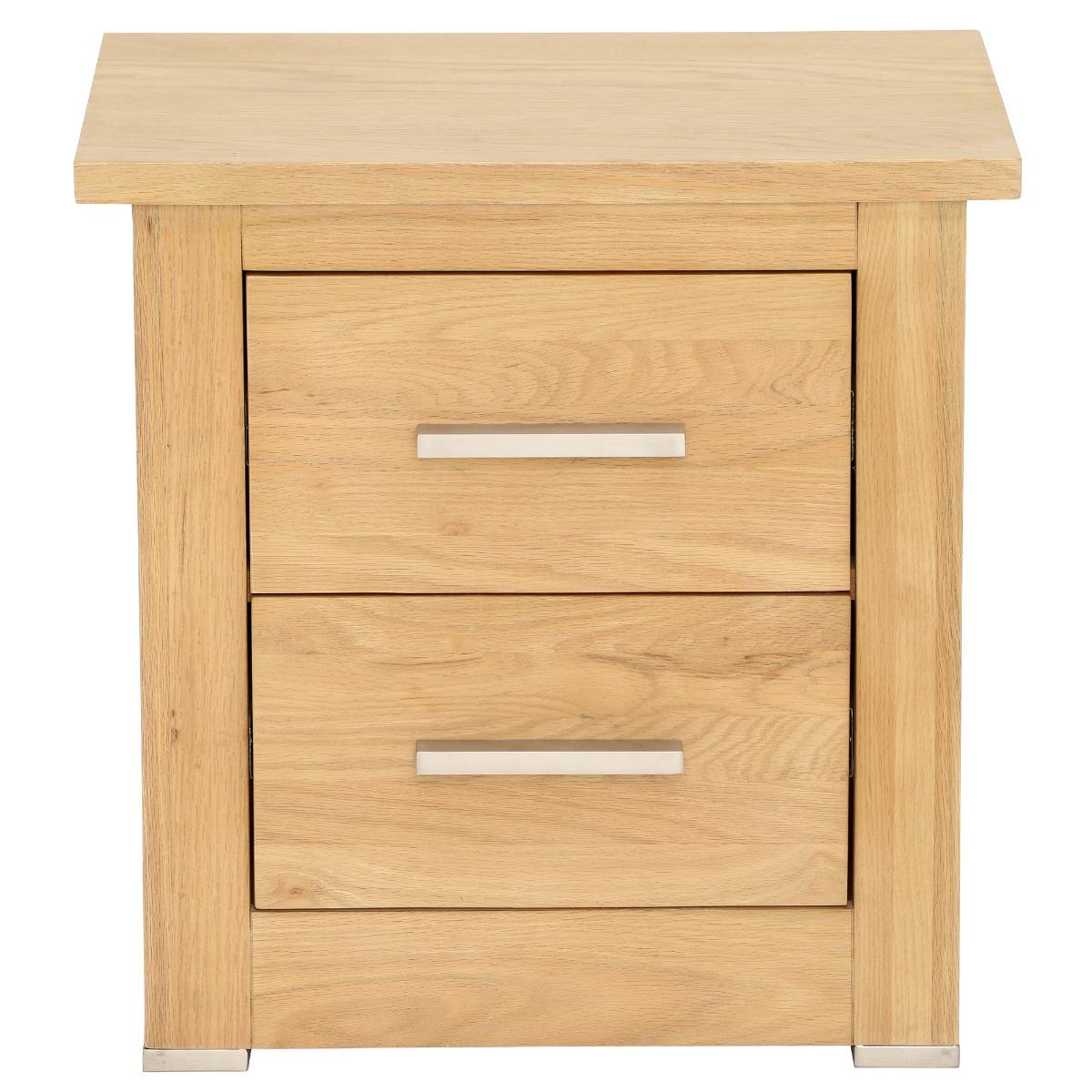 Ibex Bedside Table, Brown Oak Wood | Barker & Stonehouse – image 2