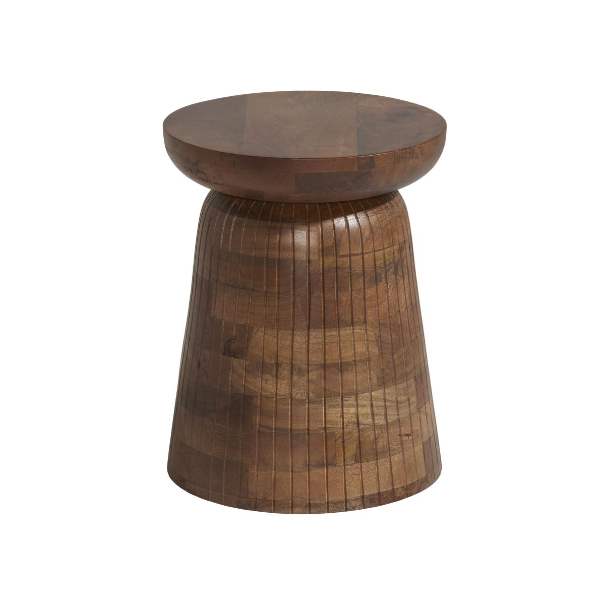 Ackley Side Table 33cm, Round, Brown | Barker & Stonehouse – image 3