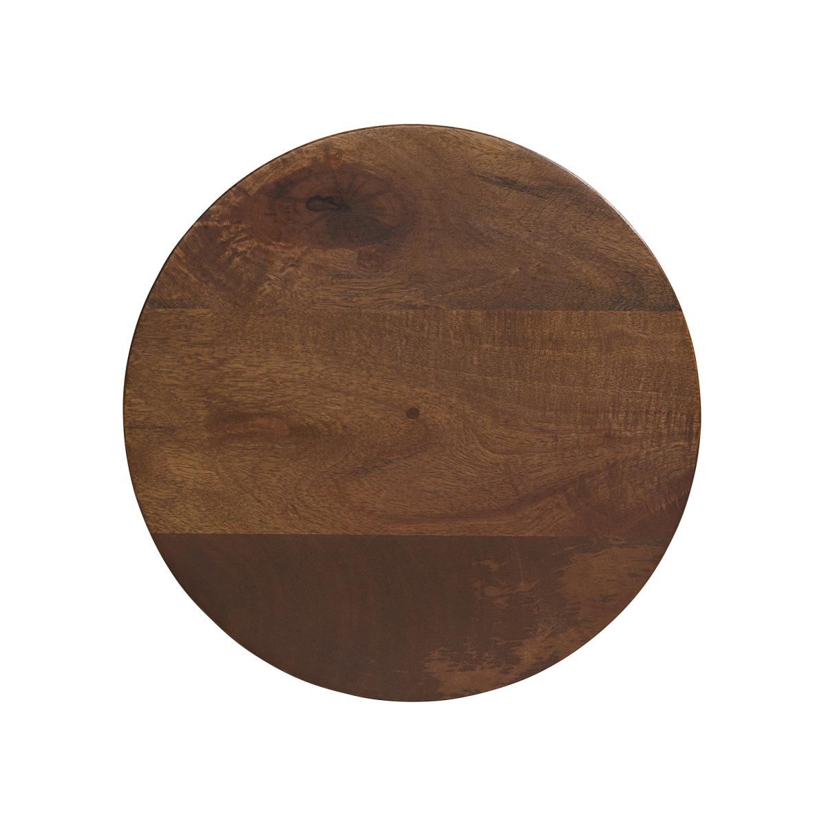 Ackley Side Table 33cm, Round, Brown | Barker & Stonehouse – image 5