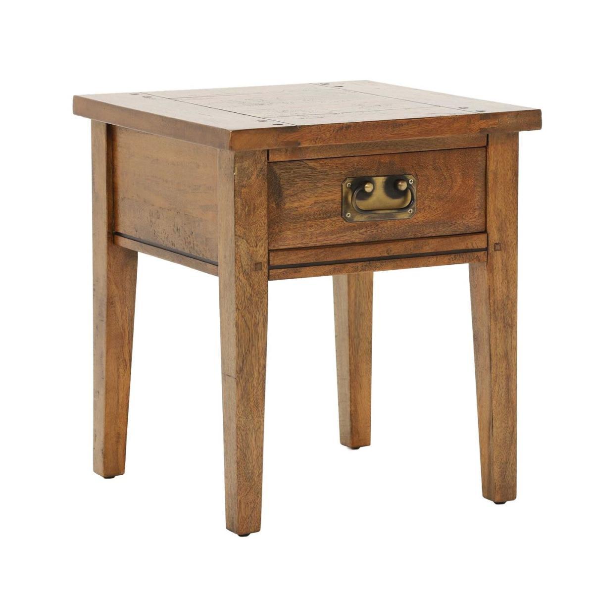 New Frontier Mango Wood Lamp Table – image 2