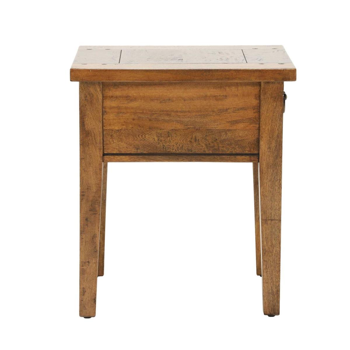 New Frontier Mango Wood Lamp Table – image 6