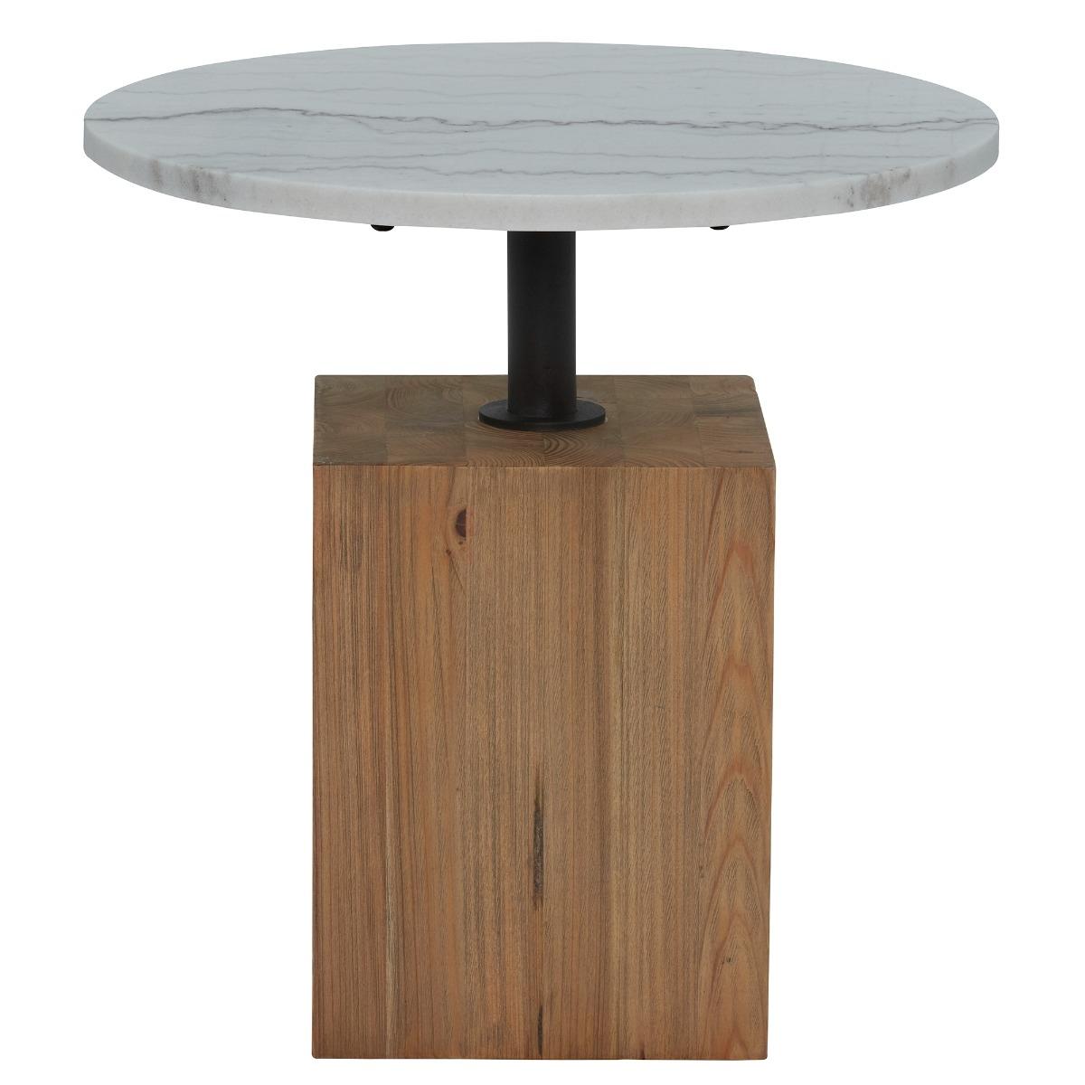 Elijah Side Table, White Marble | Barker & Stonehouse – image 2