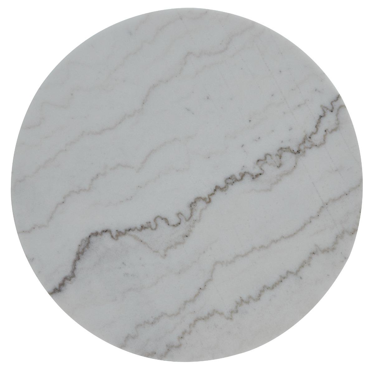 Elijah Side Table, White Marble | Barker & Stonehouse – image 5