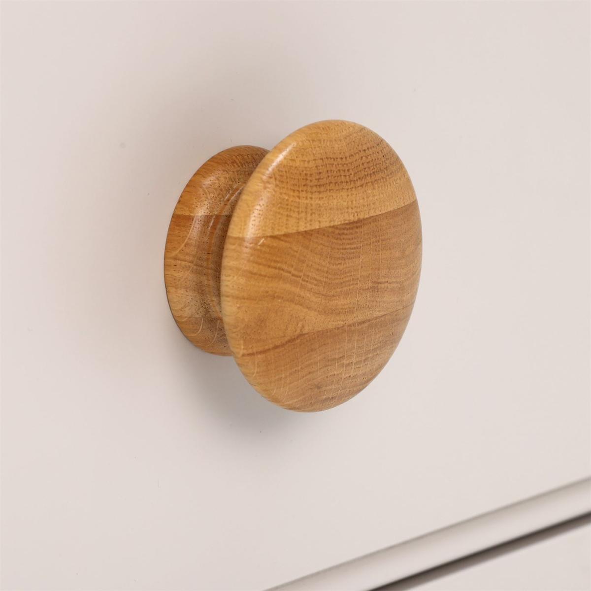 Buttons 2 Drawer Sidetable, Grey Wood | Barker & Stonehouse – image 6
