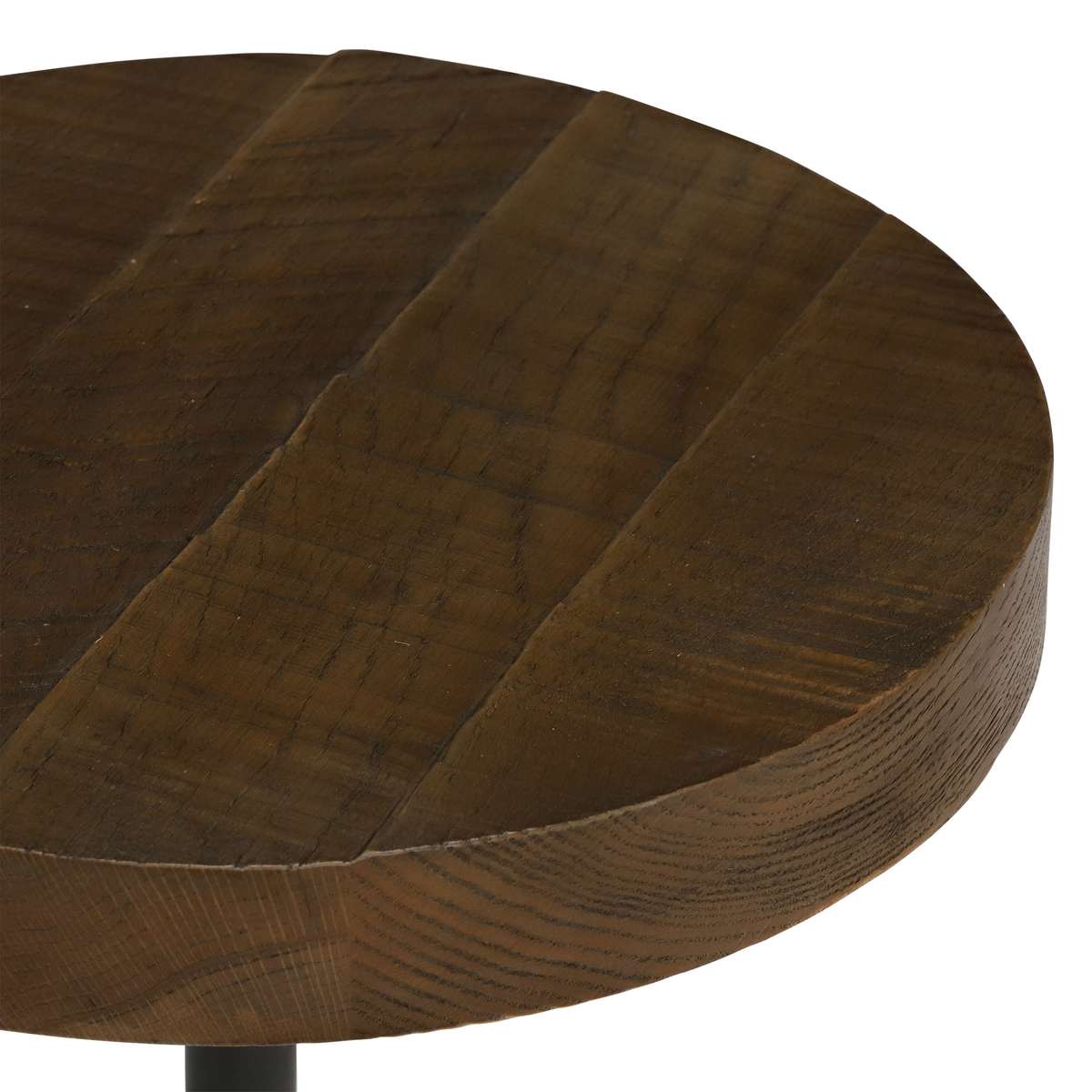 Keeler Benny Reclaimed Small Side Table, Rusic Grey – image 3
