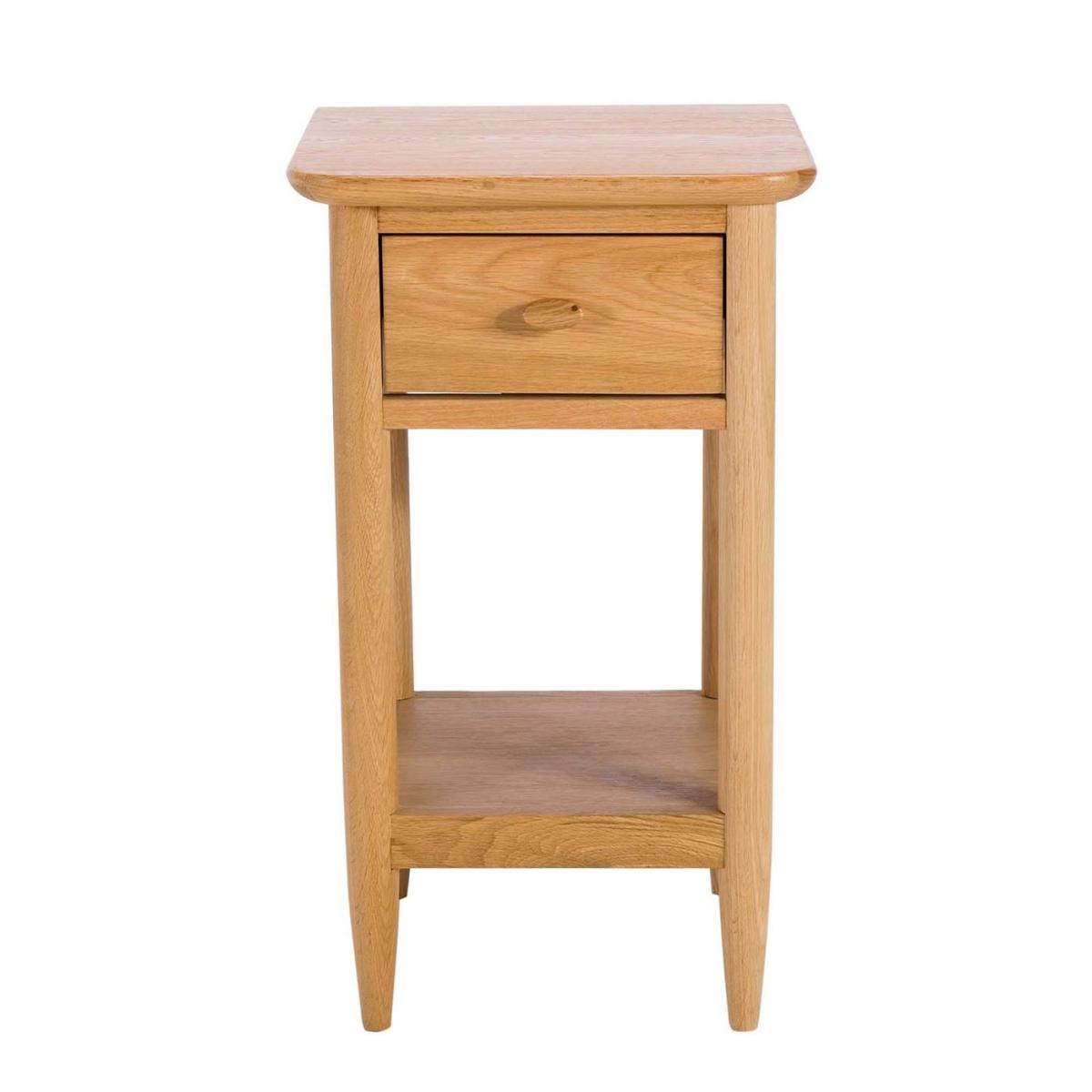 Ercol Teramo Compact Side Table, Neutral Oak Wood | Barker & Stonehouse – image 2