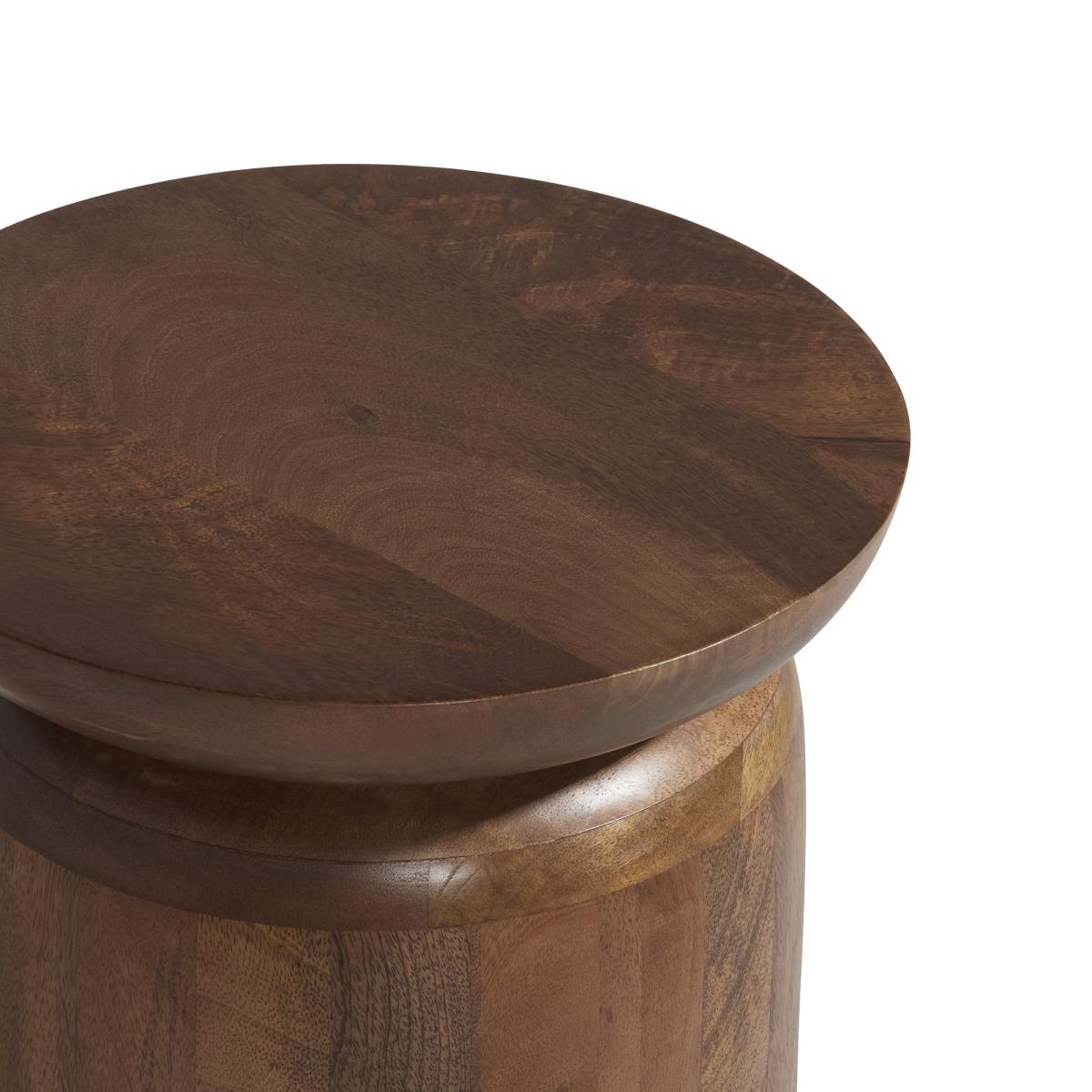 Pandora Side Table 30cm, Round, Brown | Barker & Stonehouse – image 4
