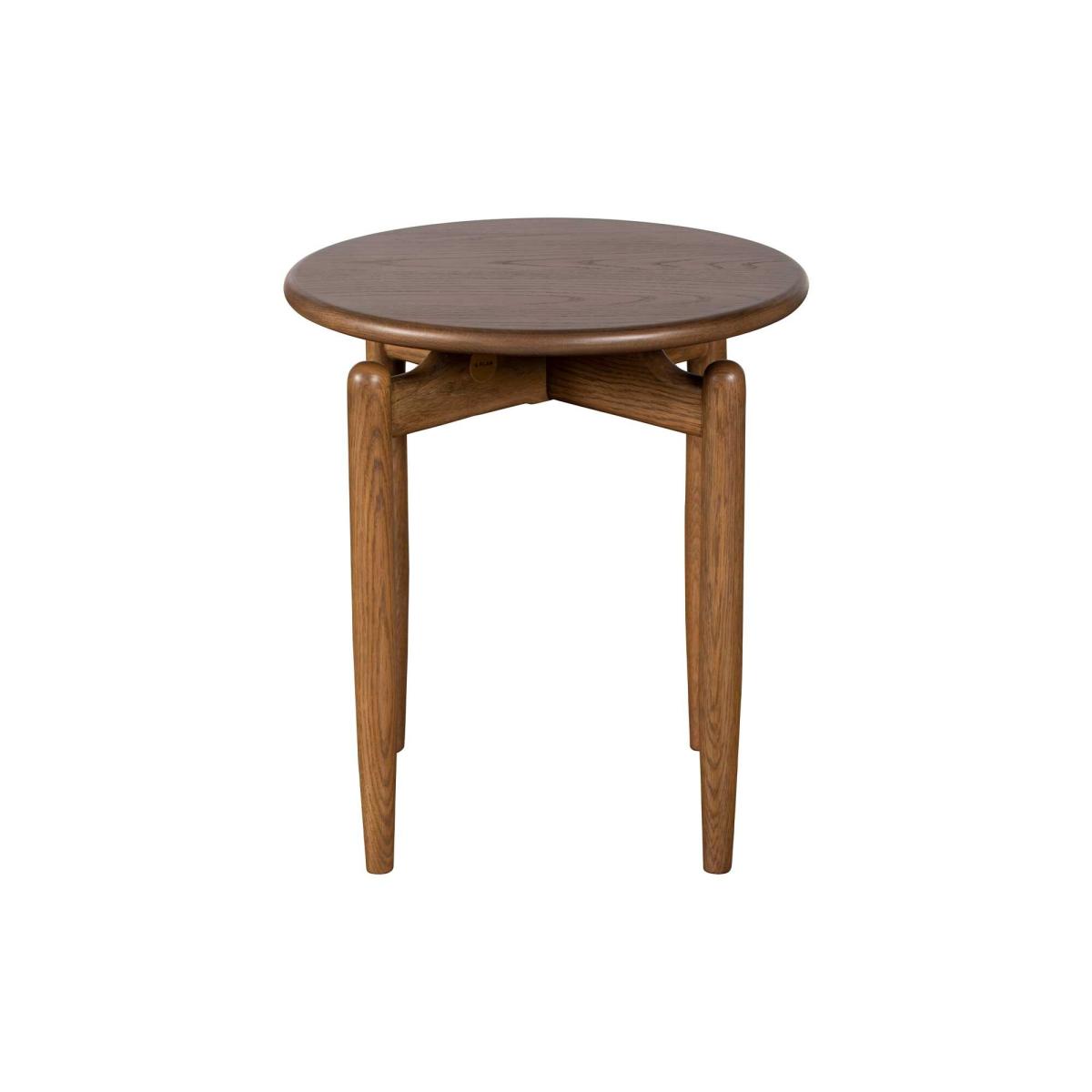 Delancy Lamp Table, Round, Brown Oak | Barker & Stonehouse – image 3