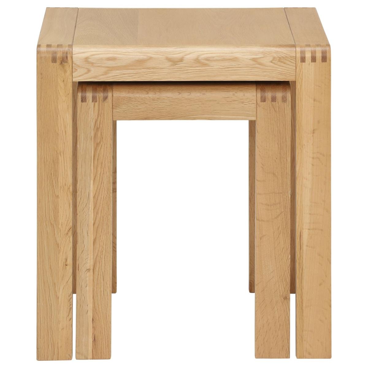 Ercol Bosco Nest of Tables, Brown Oak Wood | Barker & Stonehouse – image 4