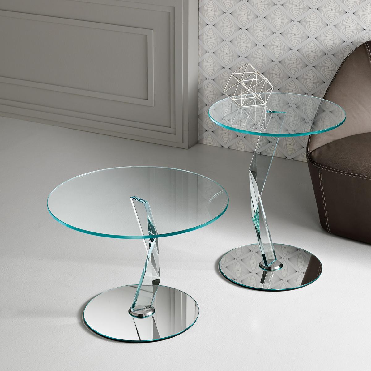 Tonelli Bakkarat Multipurpose Table D60 x H45cm, Round, Silver | Barker & Stonehouse – image 2
