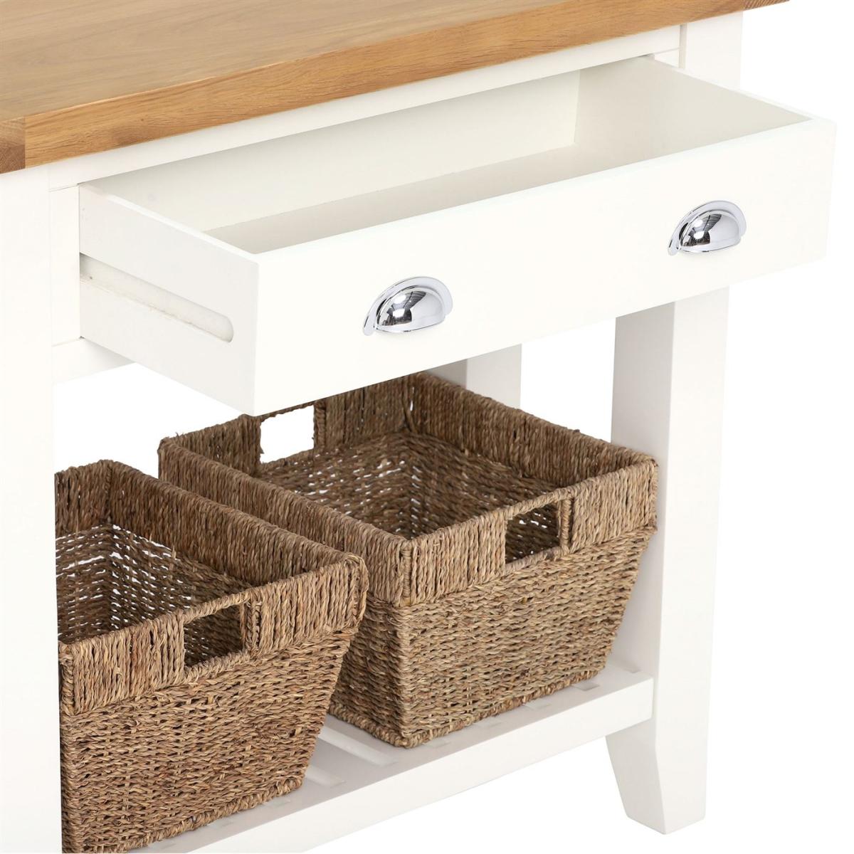 Althorp Console Table, White Oak Wood | Barker & Stonehouse – image 4