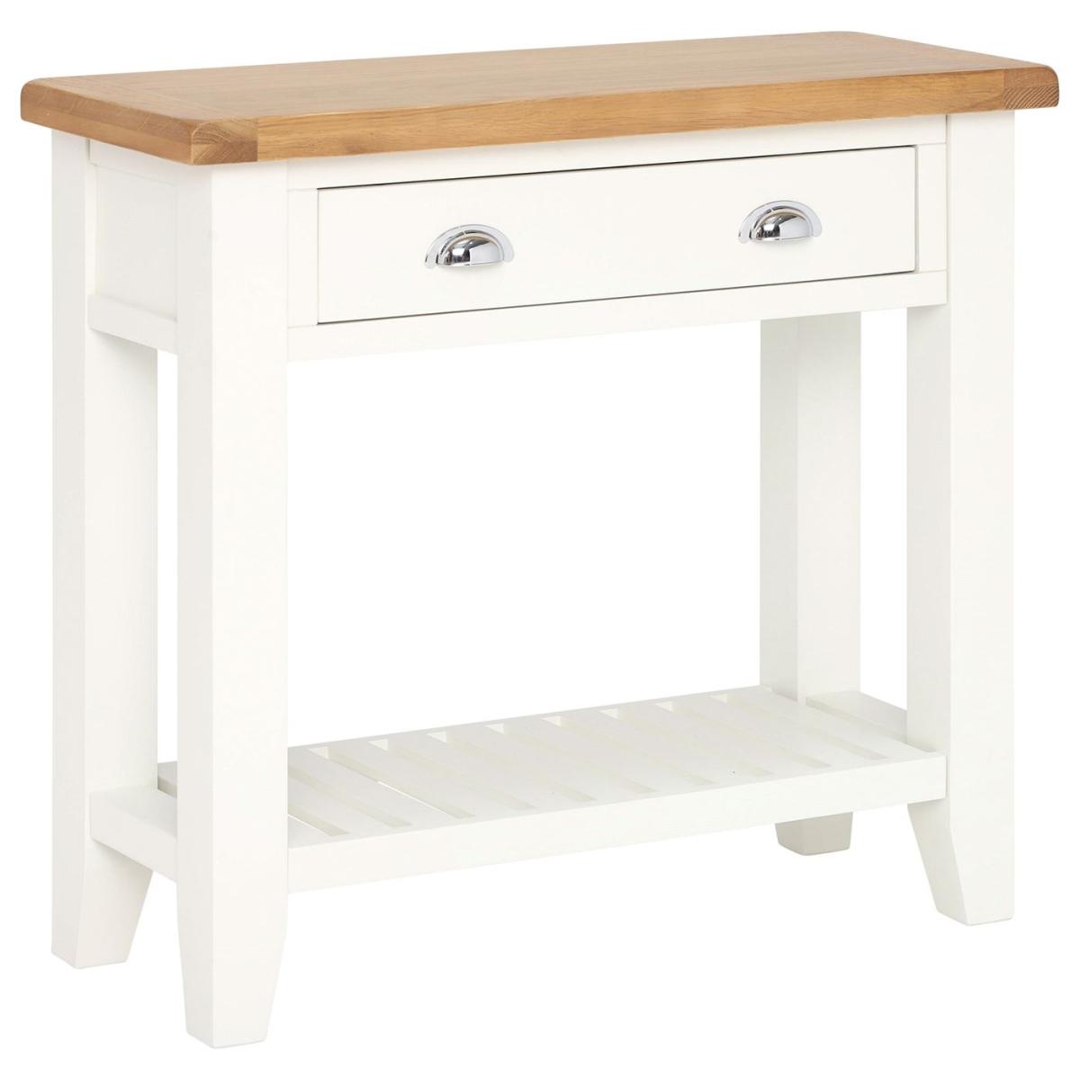 Althorp Console Table, White Oak Wood | Barker & Stonehouse – image 5
